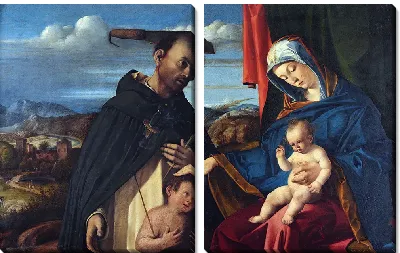 Мадонна с младенцем и святым Петром Мучеником