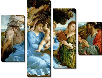 Мадонна с младенцем и святыми Екатериной и Фомой