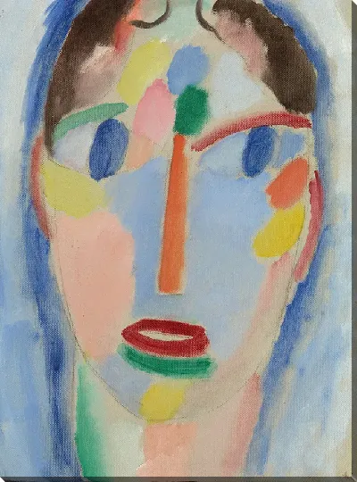 Картина Голова в синем