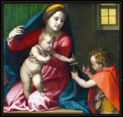 Мадонна с младенцем и святым Иоанном Крестителем