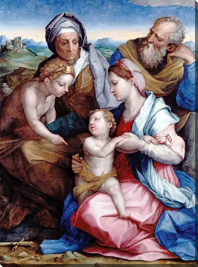 Картина Святое семейство, по мотивам Андреа дель Сарто