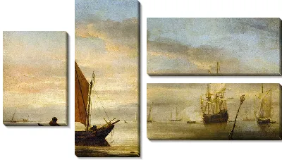 Закат на море