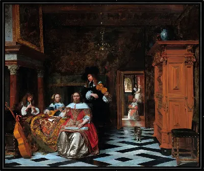 Портрет семьи, играющей музыку