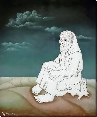 Картина Белая Бабушка