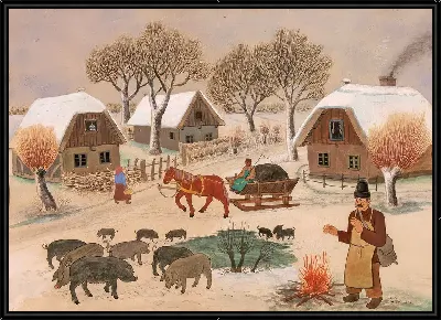 Картина Свинопас