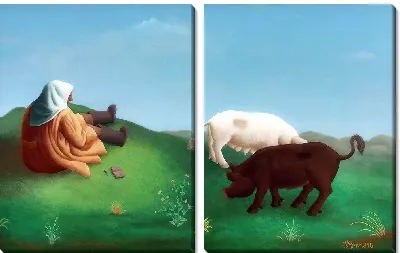 Картина Пастушка