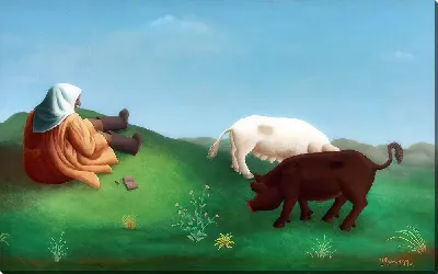 Картина Пастушка