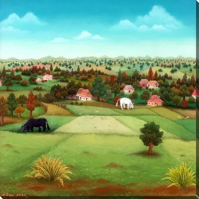 Картина Пастбище