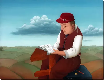 Мильчек с книгой