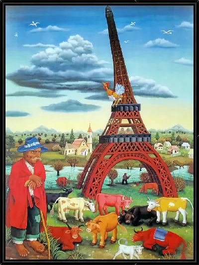 Картина Эйфелева башня