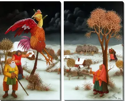 Распятый Петух