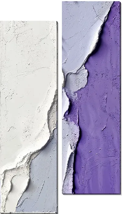 Модульная картина Гипс эффект №2