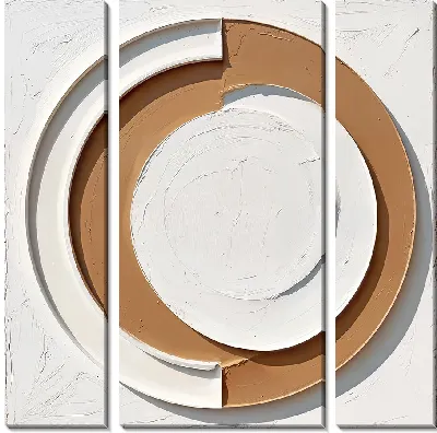 Модульная картина Гипс эффект №11