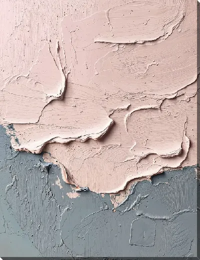 Картина маслом Гипс эффект №12
