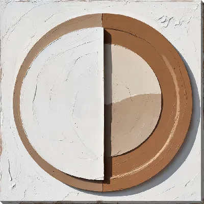 Картина маслом Гипс эффект №14