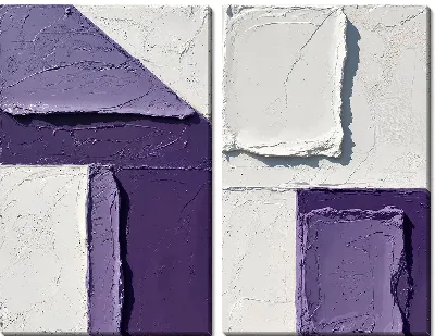 Модульная картина Гипс эффект №15