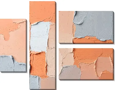 Модульная картина Гипс эффект №17