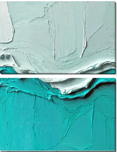 Модульная картина Гипс эффект №22