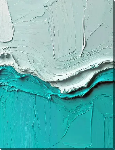 Картина маслом Гипс эффект №22