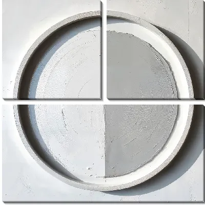 Модульная картина Гипс эффект №34