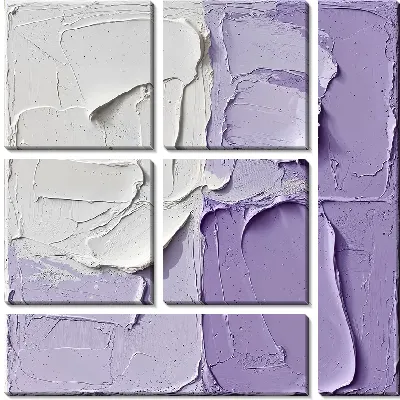 Модульная картина Гипс эффект №36