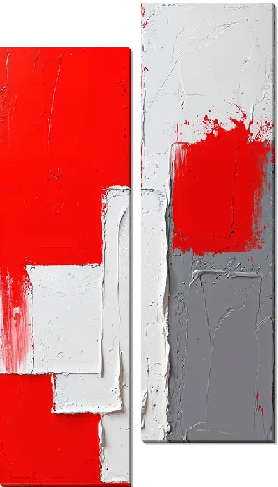 Модульная картина Гипс эффект №40