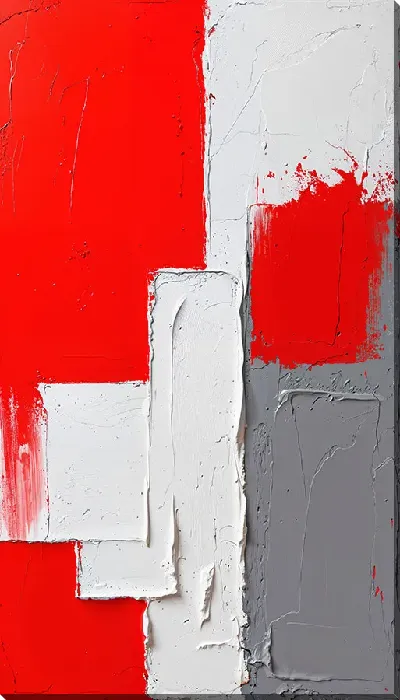 Картина маслом Гипс эффект №40