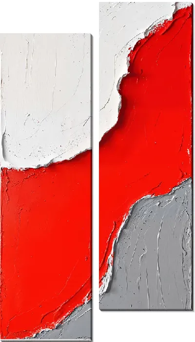 Модульная картина Гипс эффект №41