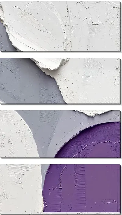 Модульная картина Гипс эффект №42