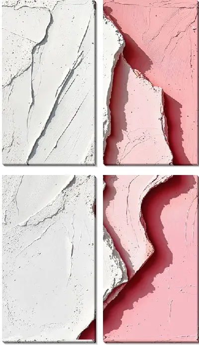 Модульная картина Гипс эффект №43