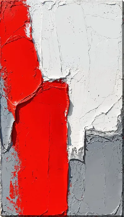 Картина маслом Гипс эффект №45