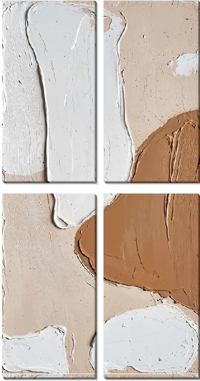 Модульная картина Гипс эффект №47