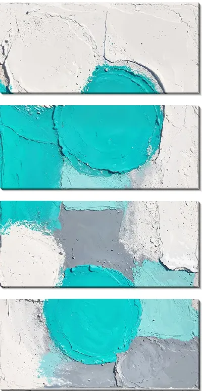 Модульная картина Гипс эффект №48