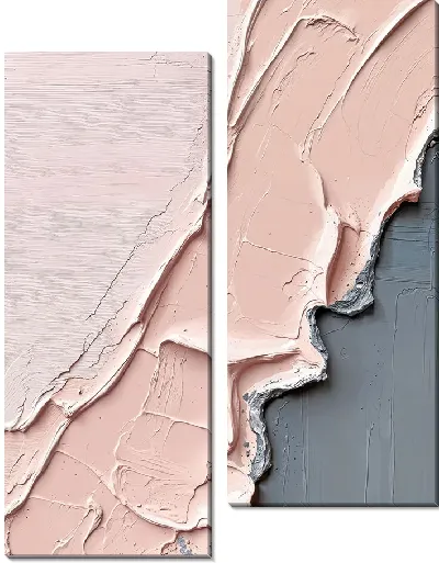 Модульная картина Гипс эффект №50