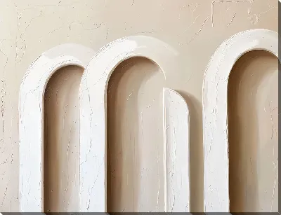 Картина маслом Гипс эффект №80