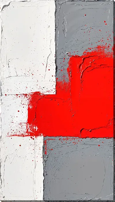 Картина маслом Гипс эффект №82