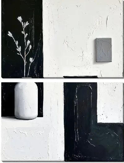 Модульная картина Гипс эффект №83