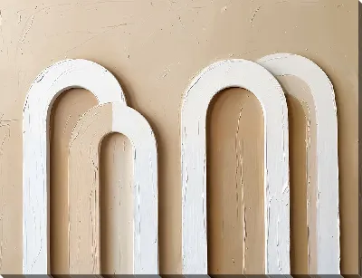 Картина маслом Гипс эффект №85