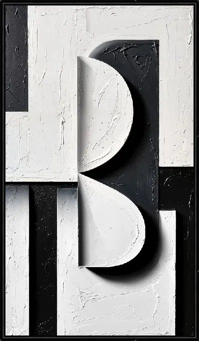 Картина Гипс эффект №86