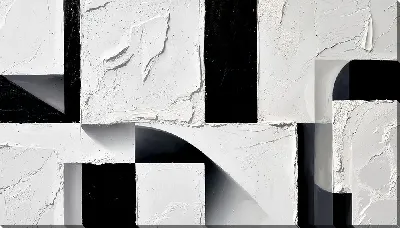 Картина маслом Гипс эффект №94