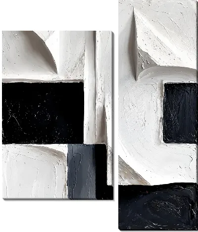 Модульная картина Гипс эффект №96