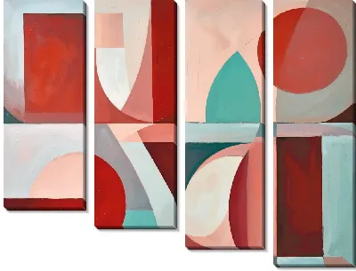Модульная картина Геометрия абстракции №402