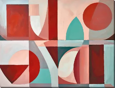 Картина маслом Геометрия абстракции №402