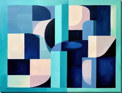 Картина маслом Геометрия абстракции №410