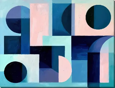 Картина маслом Геометрия абстракции №411