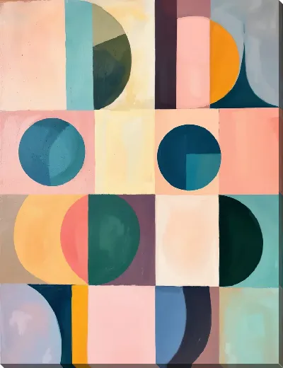 Картина маслом Геометрия абстракции №414