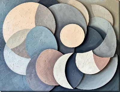 Картина маслом Геометрия абстракции №415