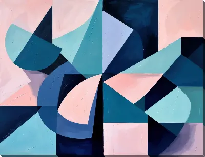 Картина маслом Геометрия абстракции №416