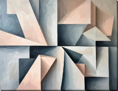 Картина маслом Геометрия абстракции №421