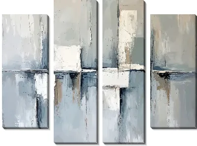 Модульная картина Абстрактная фактура №402